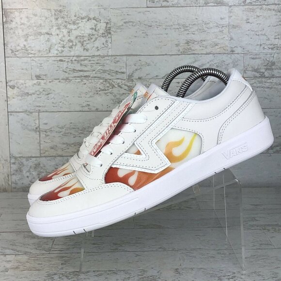VANS Lowland Cc True White‎ Flame Sneakers Skate Shoes Mens Size 9.5- Women\'s 11 main image 10